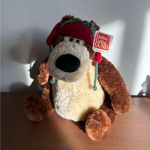 What a cutie!!! Gund Goober Jr. 10” Bear Plush Cozy Holiday Living Winter